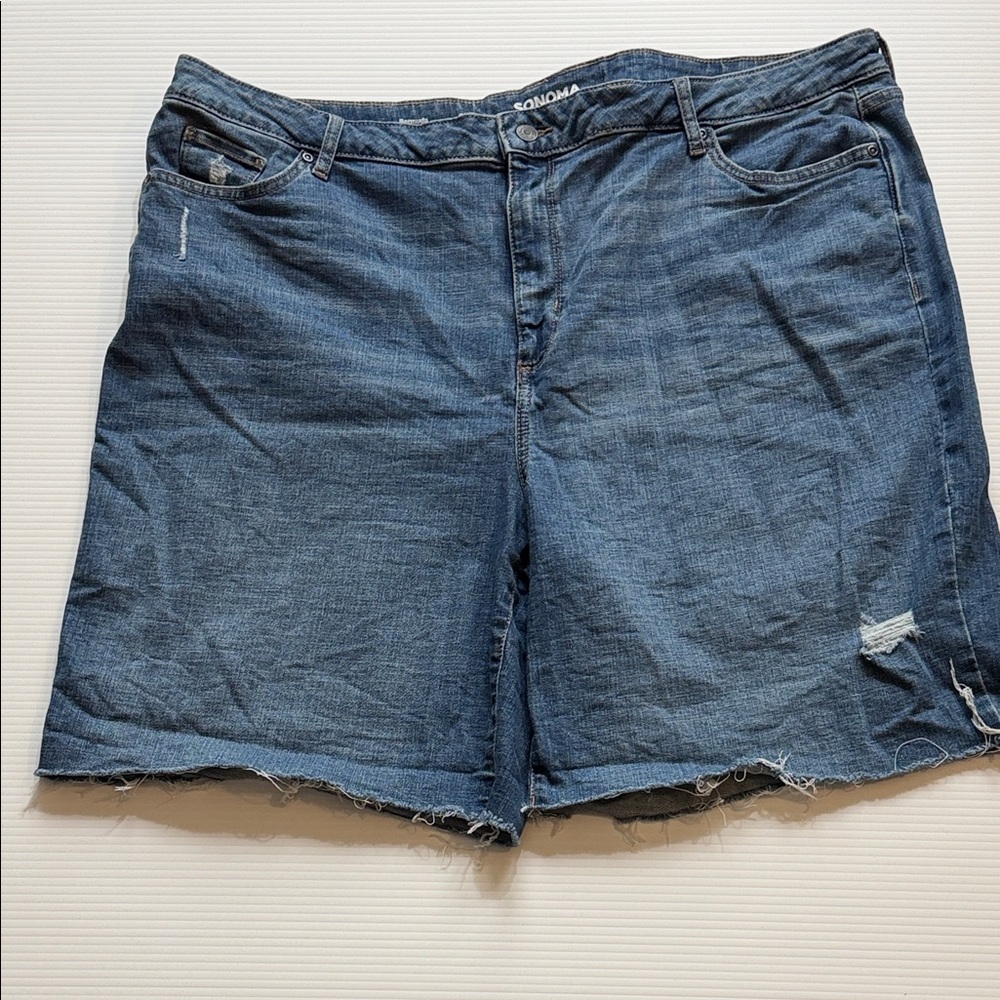 Sonoma Raw-Hem Denim Shorts